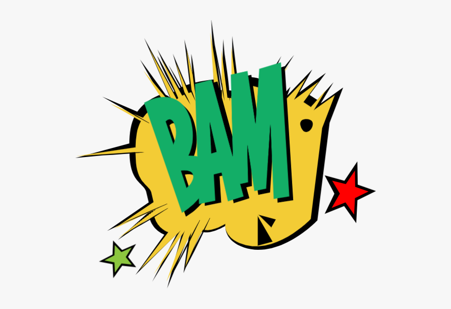 Free Online Explosion Comic Burst Impact Vector For - Transparent Bam, Transparent Clipart