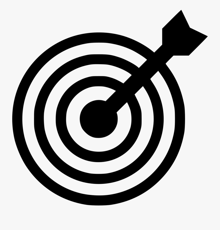 Target Clipart Black And White, Transparent Clipart