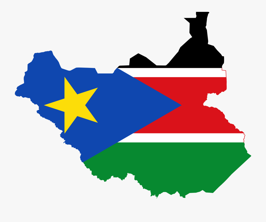 South Sudan Country Flag, Transparent Clipart