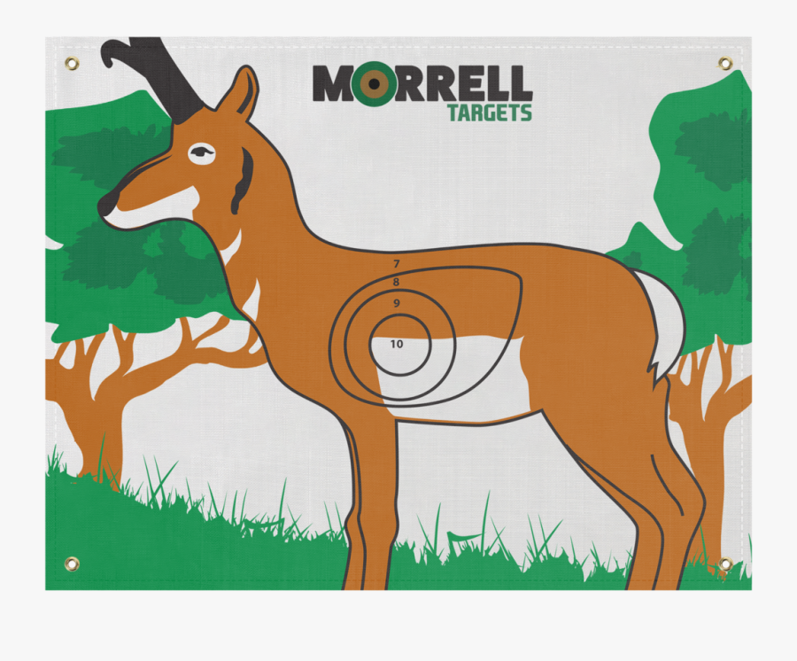 O/nasp Polypropylene Archery Target Face - Antelope Target, Transparent Clipart