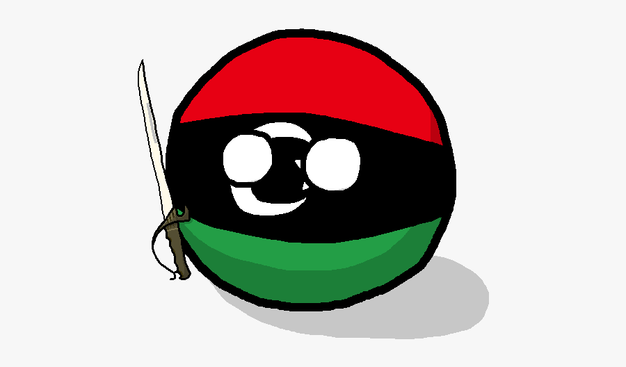 Polandball Wiki - Libya Countryball, Transparent Clipart