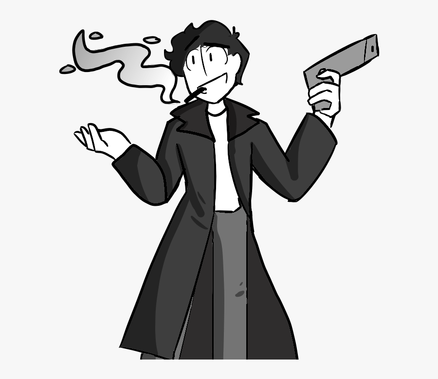 Crazy Psycho Coat By - Psycho Trench Coat Kid, Transparent Clipart