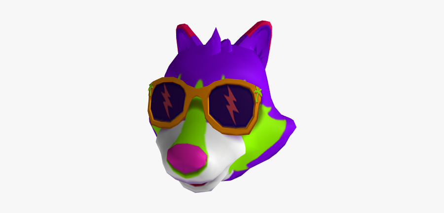 Neon Raccoon - Illustration, Transparent Clipart