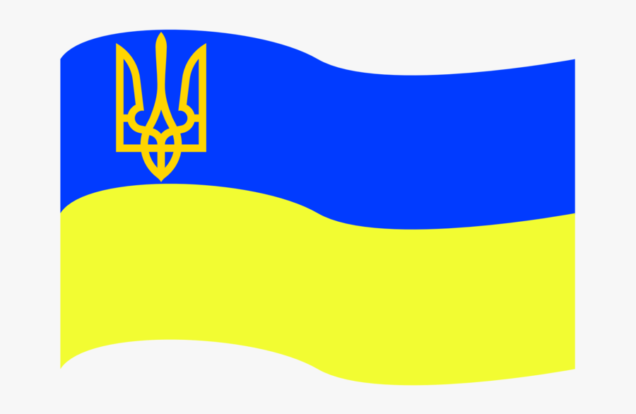 Flag Of Ukraine With Coat Of Arms - Flag Of Ukraine, Transparent Clipart