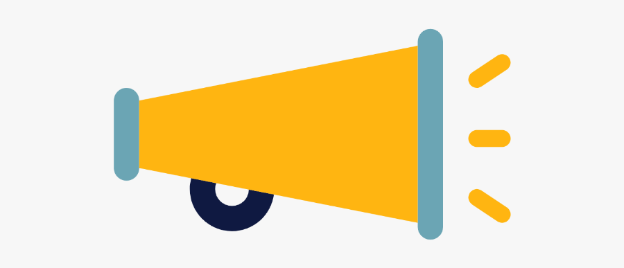 Megaphone Clipart Yellow, Transparent Clipart