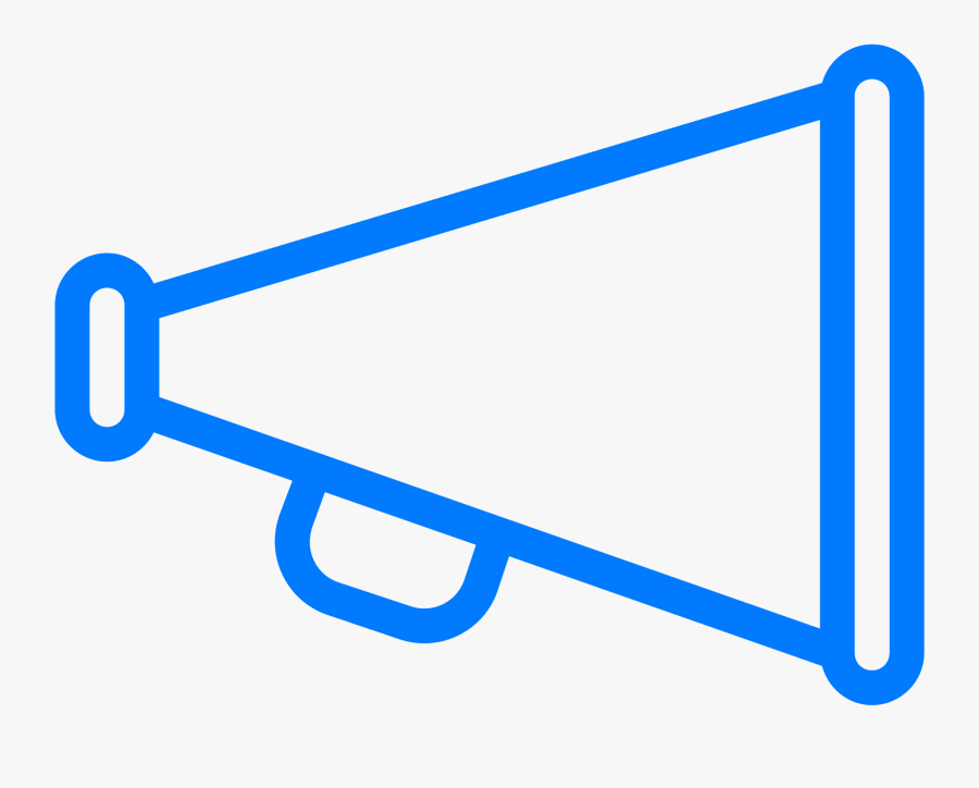 Jpg Freeuse Library Bullhorn Vector Old - Transparent Background Megaphone Black And White, Transparent Clipart