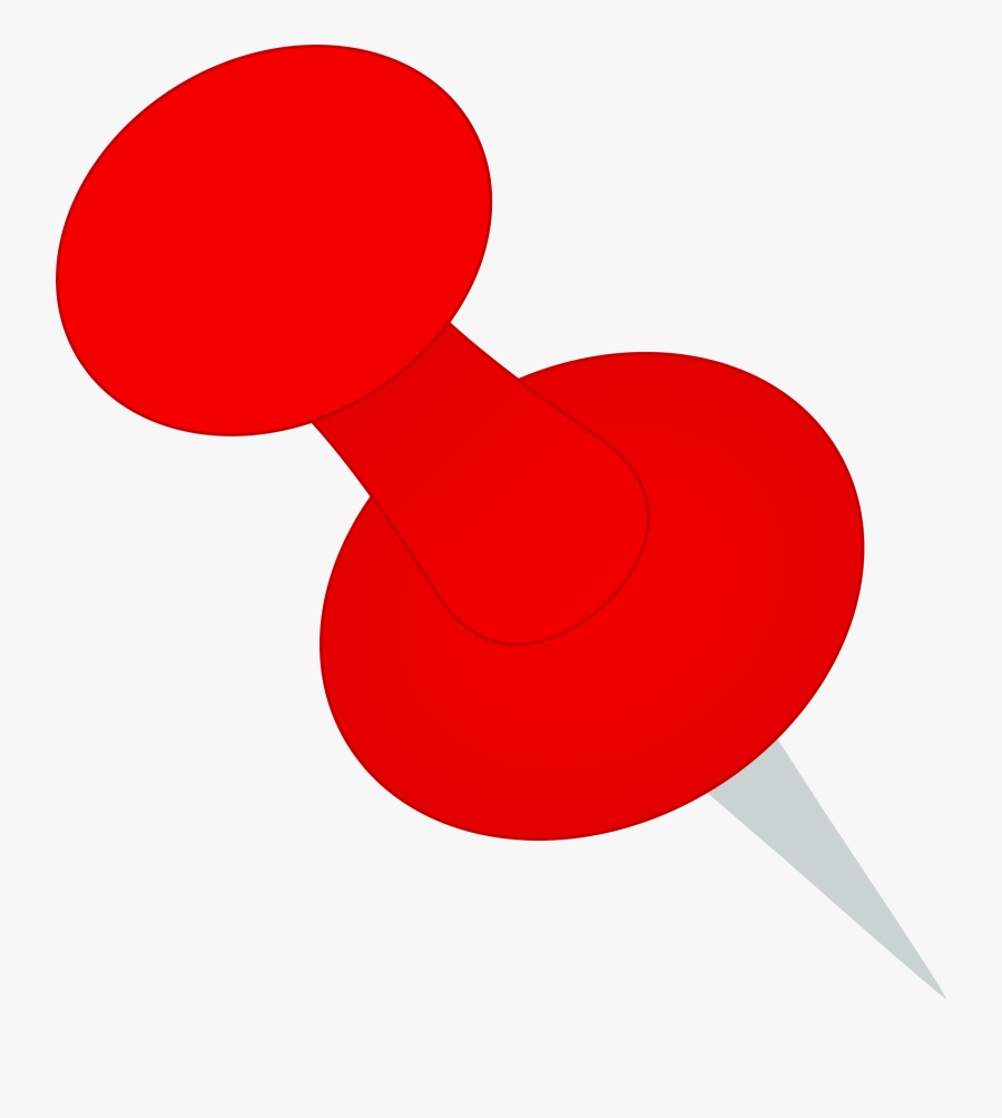 Clipart - Push Pin Clip Art, Transparent Clipart