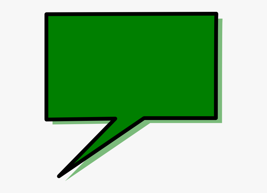 Green Speech Bubble Png, Transparent Clipart