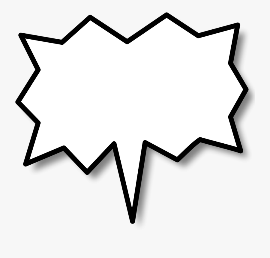 3d Thought Bubble Png Download - Burst Speech Bubble, Transparent Clipart
