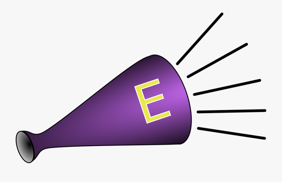 Transparent Voice Png - Megaphone Clip Art, Transparent Clipart