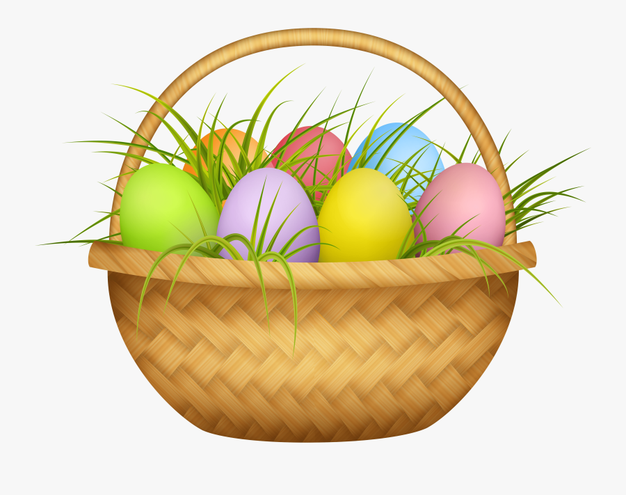 Easter Basket Transparent Png Image - Transparent Background Easter Basket Clipart, Transparent Clipart