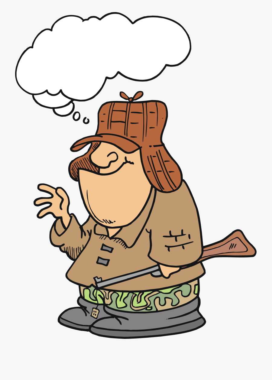 Free Cartoon Hunter Vector Art Clip Art Image From - Redneck Clipsrt, Transparent Clipart