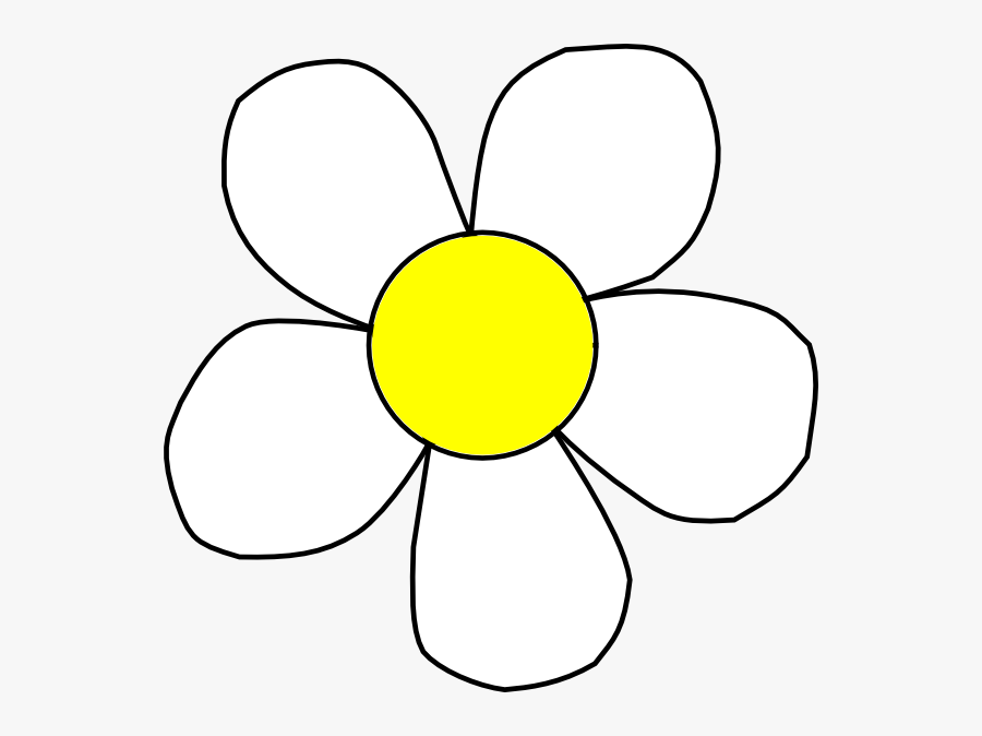 Black And White Clip Art Flowers - Pink Flower Clipart Black And White, Transparent Clipart