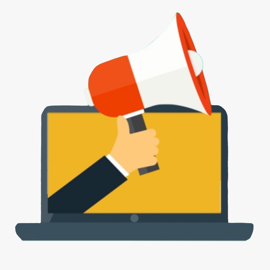 #announcement #megaphone #freetoedit - Interaccion Online Con El Cliente, Transparent Clipart