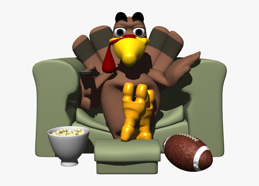 Turkey Bowl Clipart Vector - Thanksgiving Turkey With Football, Transparent Clipart