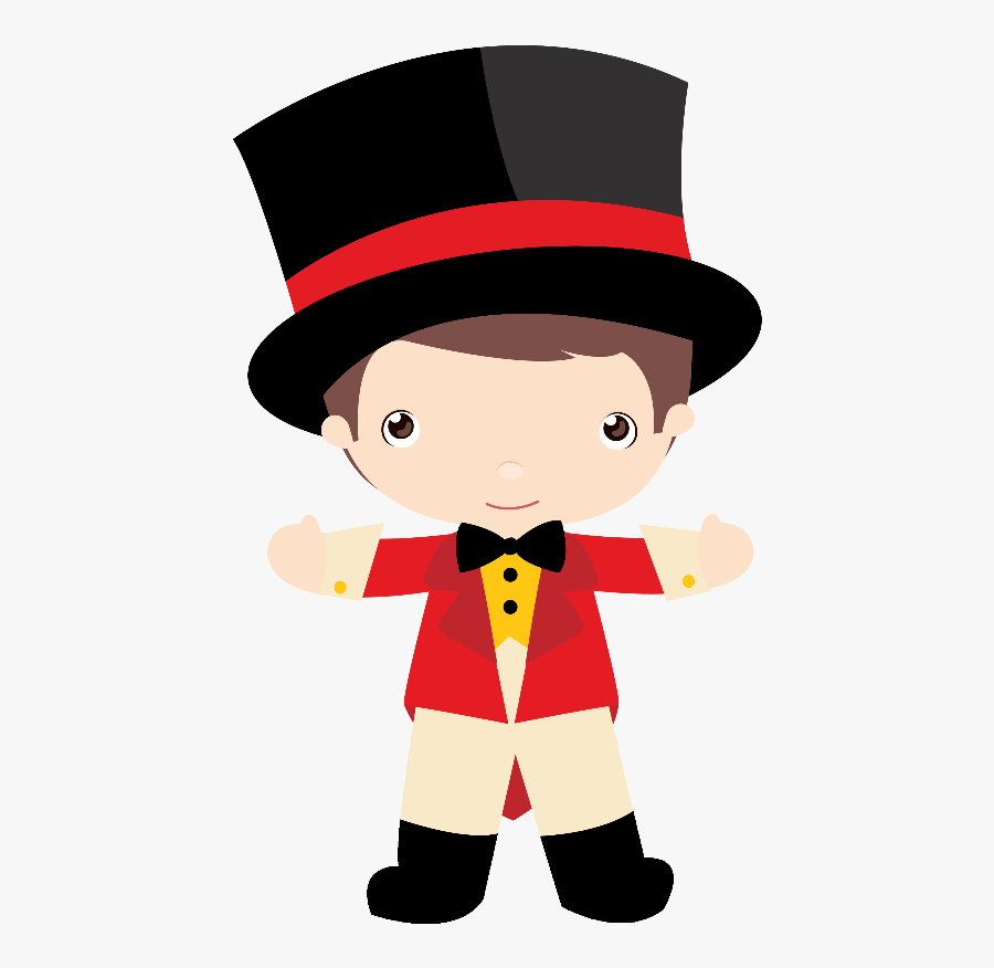 Transparent Free For - Cute Circus Ringmaster Clipart, Transparent Clipart