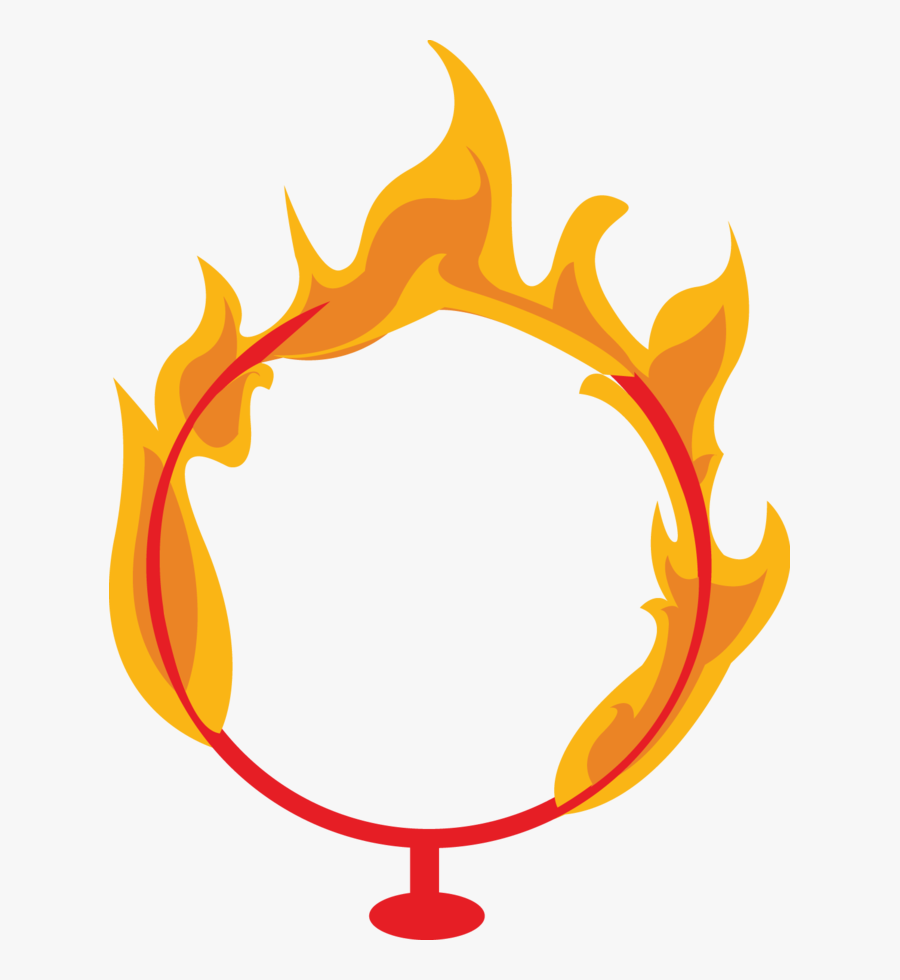 Clip Art Ringmaster Clip Art Cartoon - Ring Of Fire Circus, Transparent Clipart