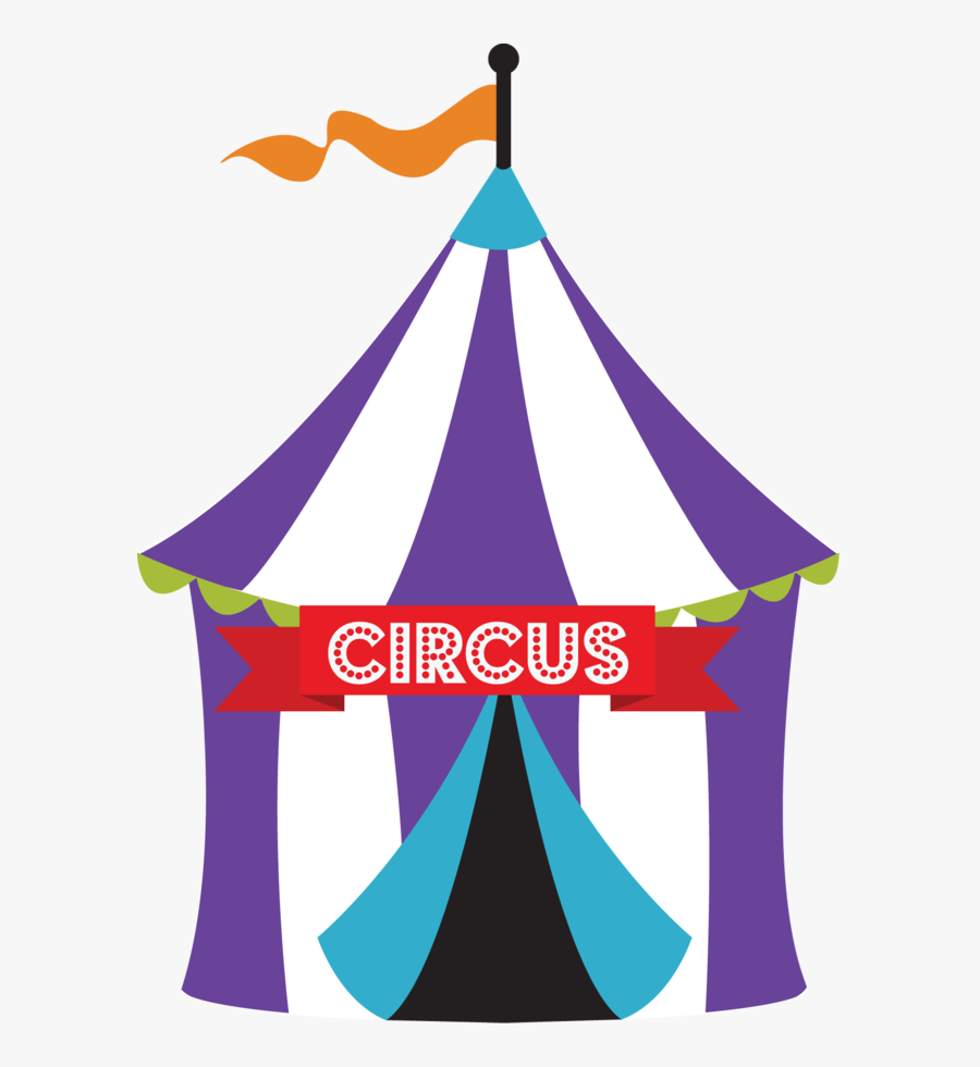 Transparent Tent Clipart - Purple Circus Tent Clipart, Transparent Clipart