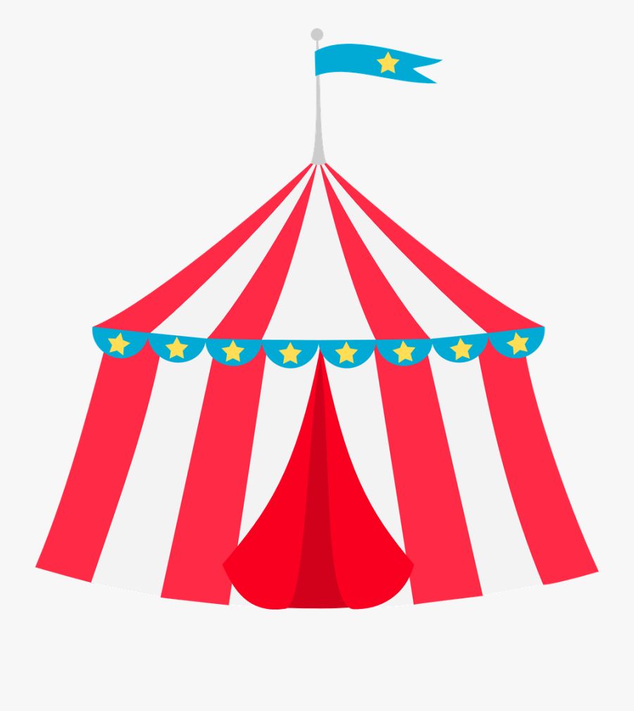 Transparent Circo Clipart - Carpa De Circo Rosa Png, Transparent Clipart