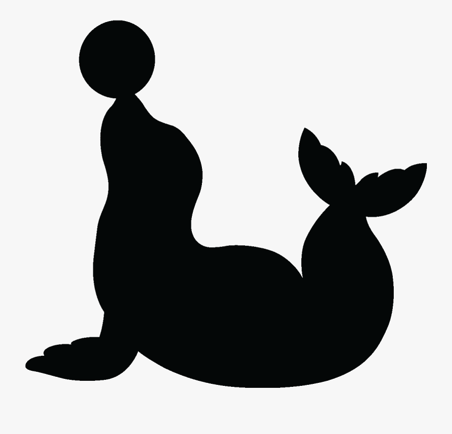 Circus Silhouette Clip Art - Seal Silhouette Clipart, Transparent Clipart