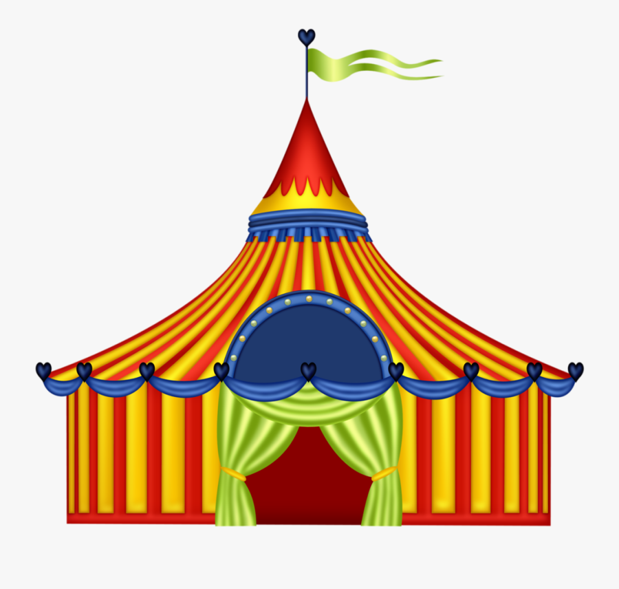 Circus Clipart Three Ring Circus - Carpas De Circos Animados, Transparent Clipart