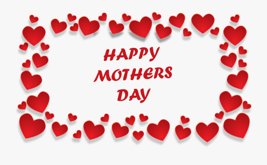 Mother"s Day Special Photos - Transparent Background Heart Frame, Transparent Clipart