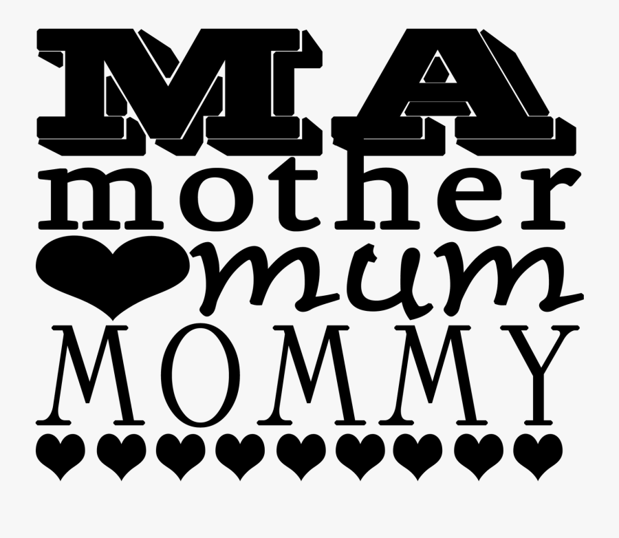 Grandmother Clipart Happy Mothers Day - Happy Mothers Day In Bubble Letters, Transparent Clipart