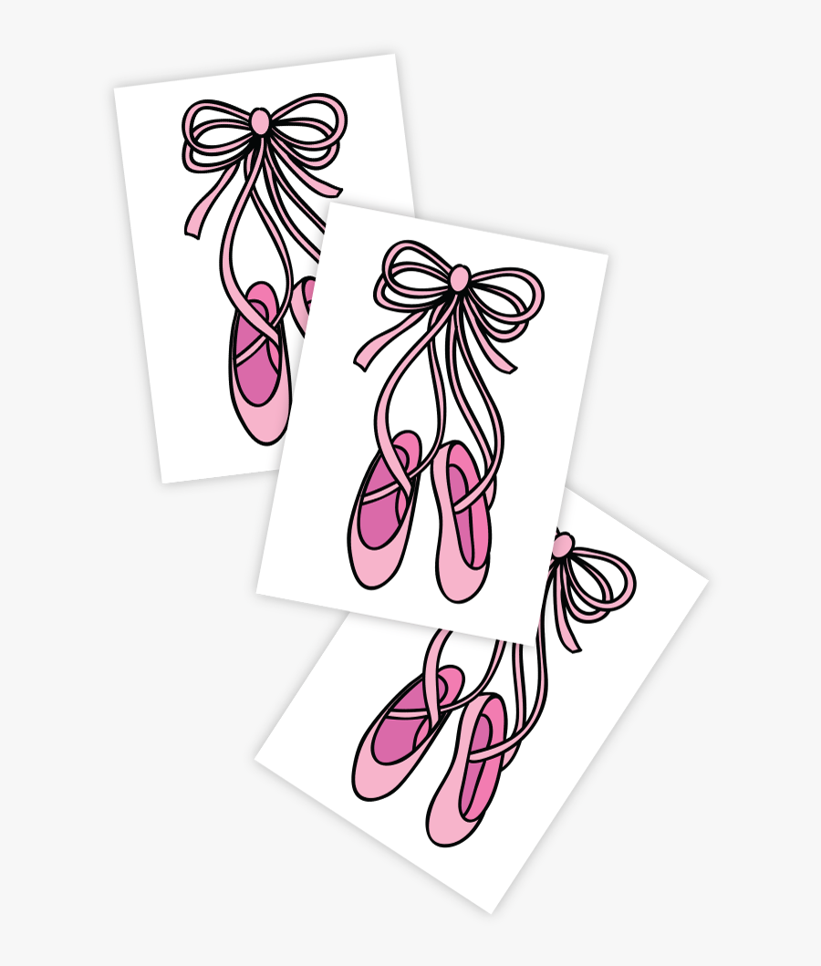 Pointe"
 Class= - Ballet Shoe Tattoo Pointes, Transparent Clipart