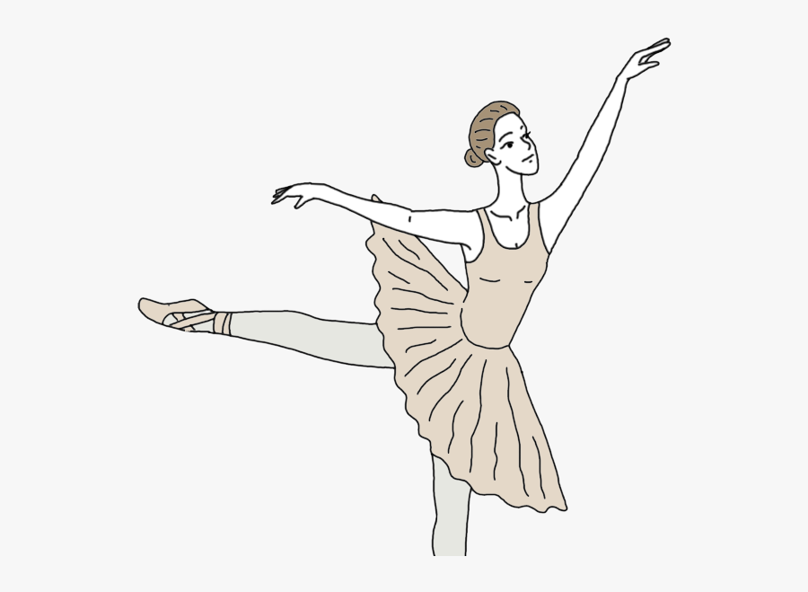 Ballet Shoes - Ballet Dancer, Transparent Clipart