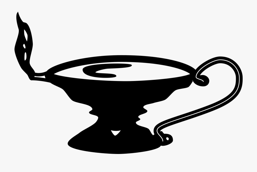 Lamp Png The Size Of Cotton Will - Diya Clipart Black And White Png, Transparent Clipart