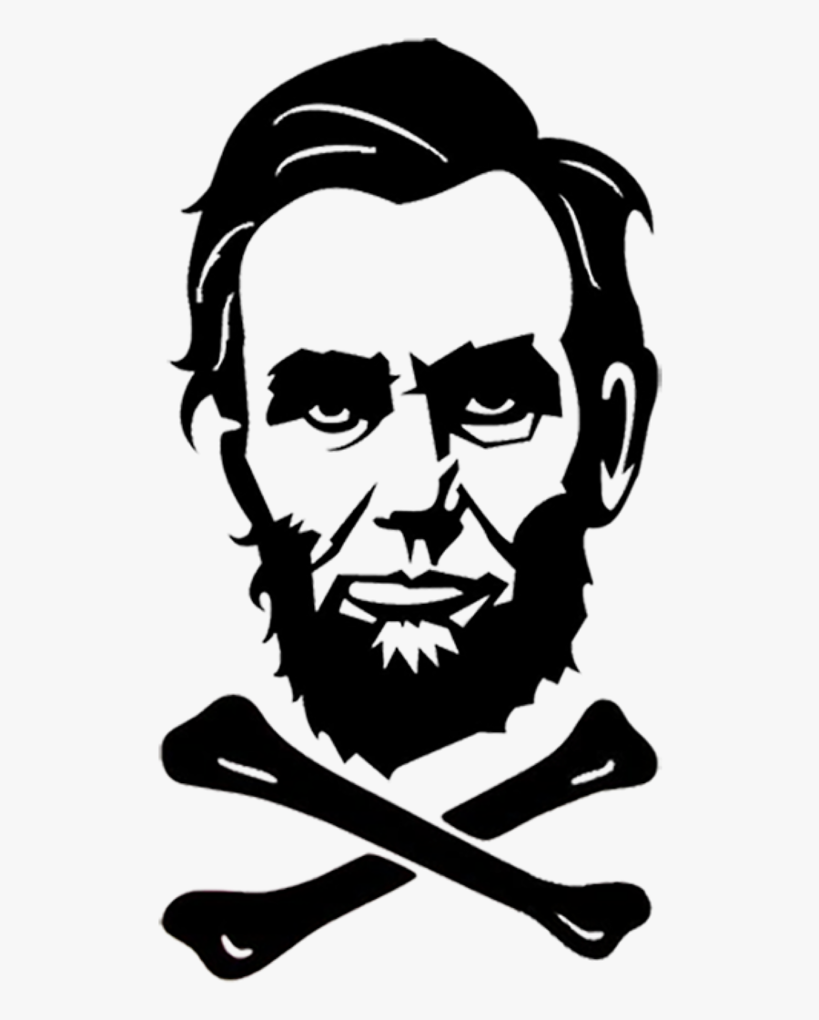 Abraham Lincoln President Of The United States Clip - Black And White Portrait Of Abraham Lincoln, Transparent Clipart