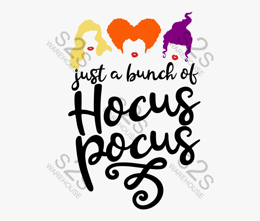 Just Hocus Pocus - Calligraphy, Transparent Clipart