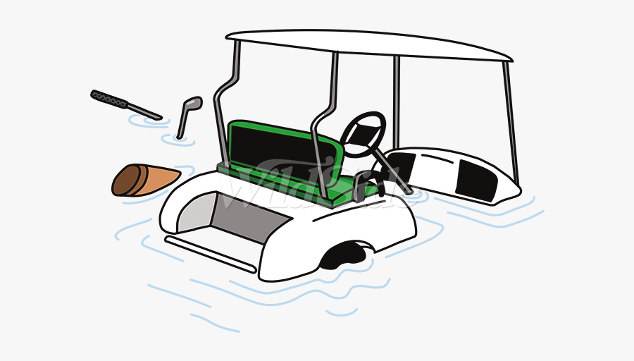 Golf Cart, Transparent Clipart