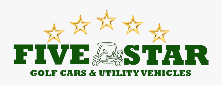 Five Star Golf Cars Logo - Five Star Golf Cars, Transparent Clipart