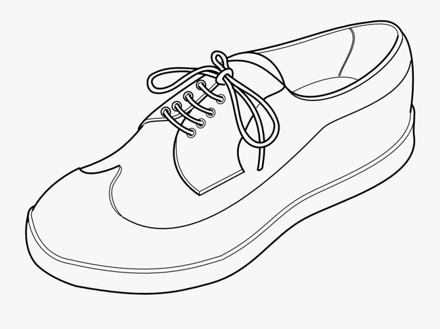 Clipart Shoes Black And White, Transparent Clipart