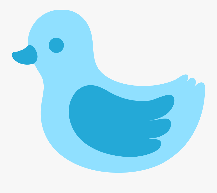 Blur Clipart Baby Bird - Baby Duck Clipart Blue, Transparent Clipart