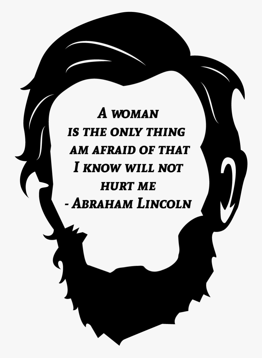 Abraham Lincoln Black And White Drawing, Transparent Clipart