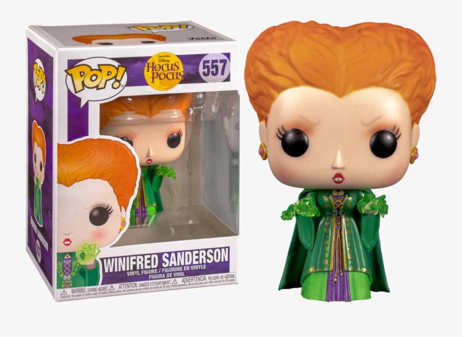 Winifred Sanderson With Magic - Bombastic Bag Man Funko Pop, Transparent Clipart