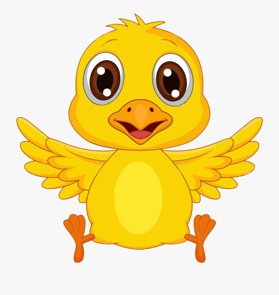 Duck Illustrations And Clipart - Baby Duck Cartoon, Transparent Clipart
