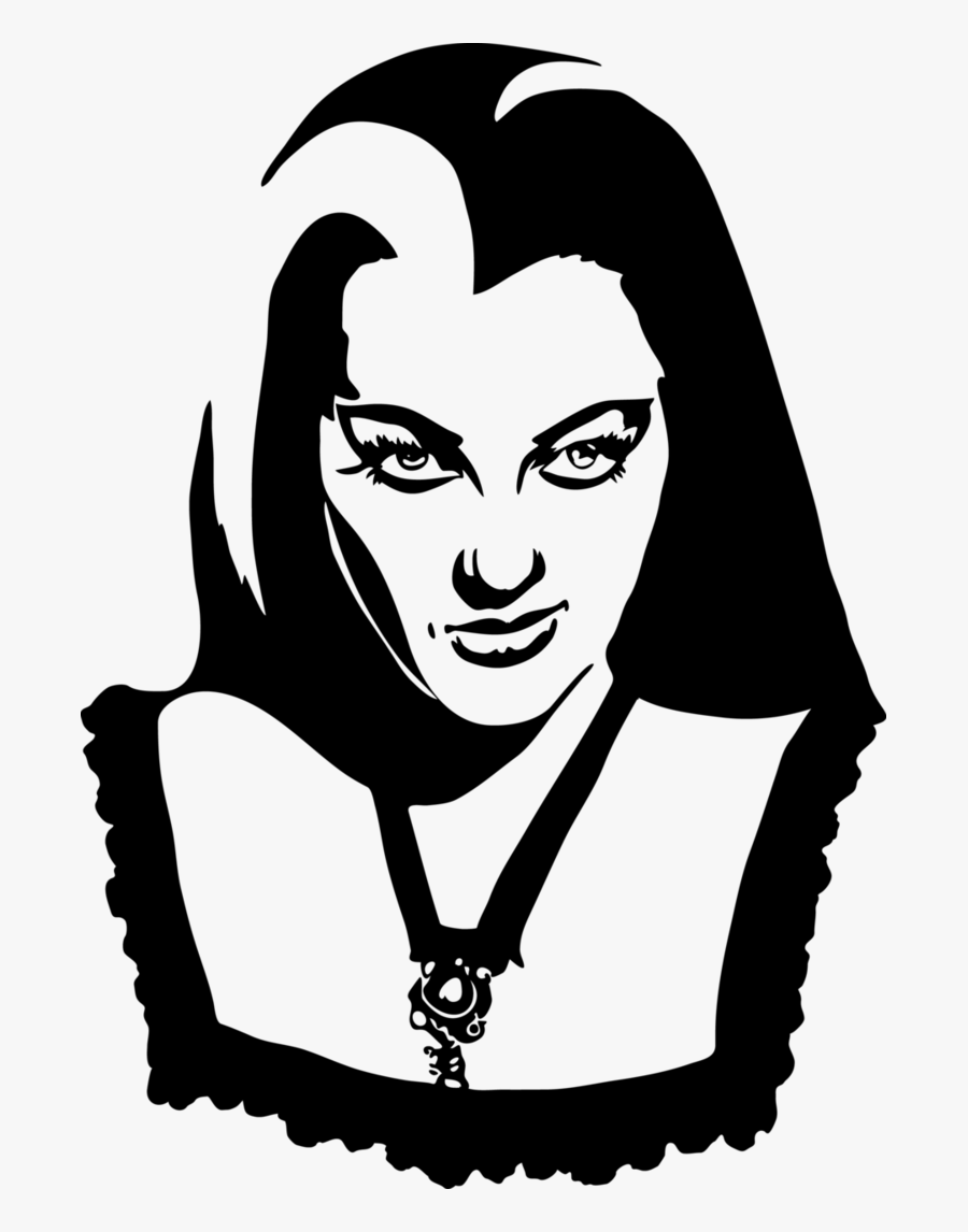 Clip Freeuse Lily Munster Bust By - Lily Munster, Transparent Clipart