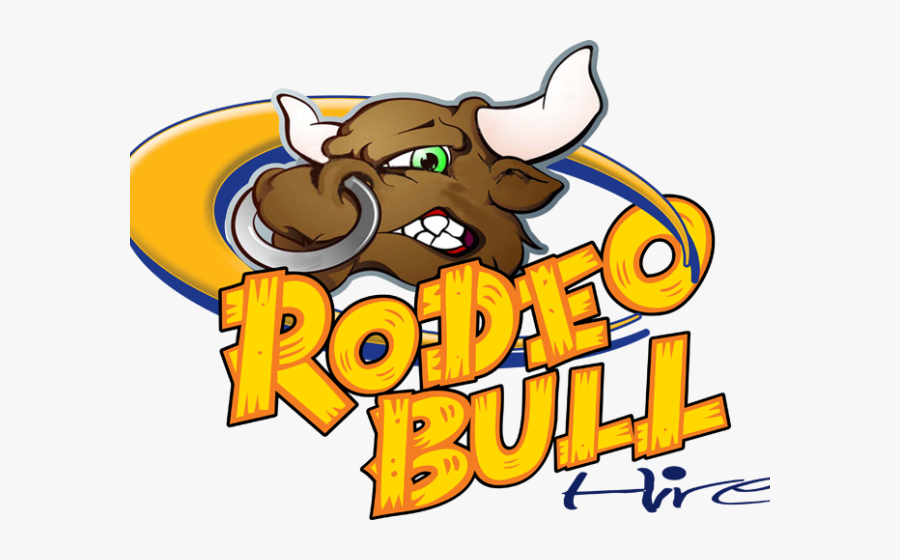 Transparent Bull Riding Clipart - Rodeo Bull Cartoon, Transparent Clipart