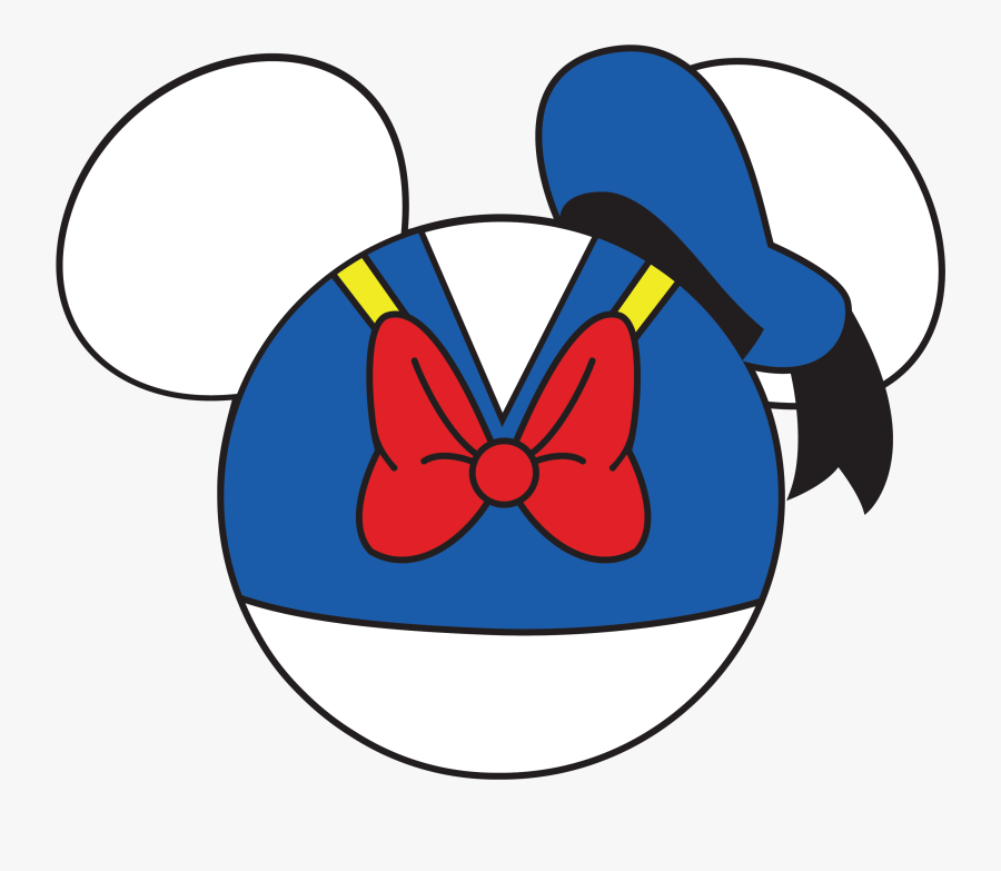 Transparent Cartoon Smoke Png - Donald Duck Mickey Head, Transparent Clipart