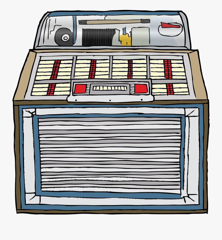 Jukebox, Transparent Clipart