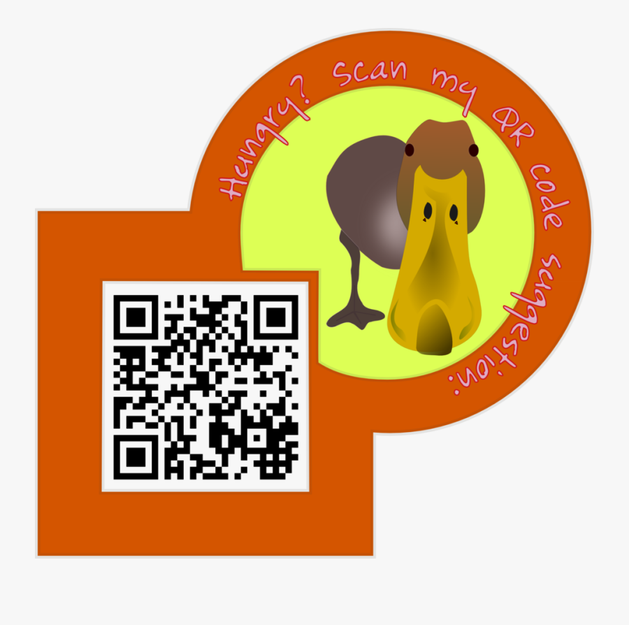 Duck Life Qr Code - Qr Code, Transparent Clipart