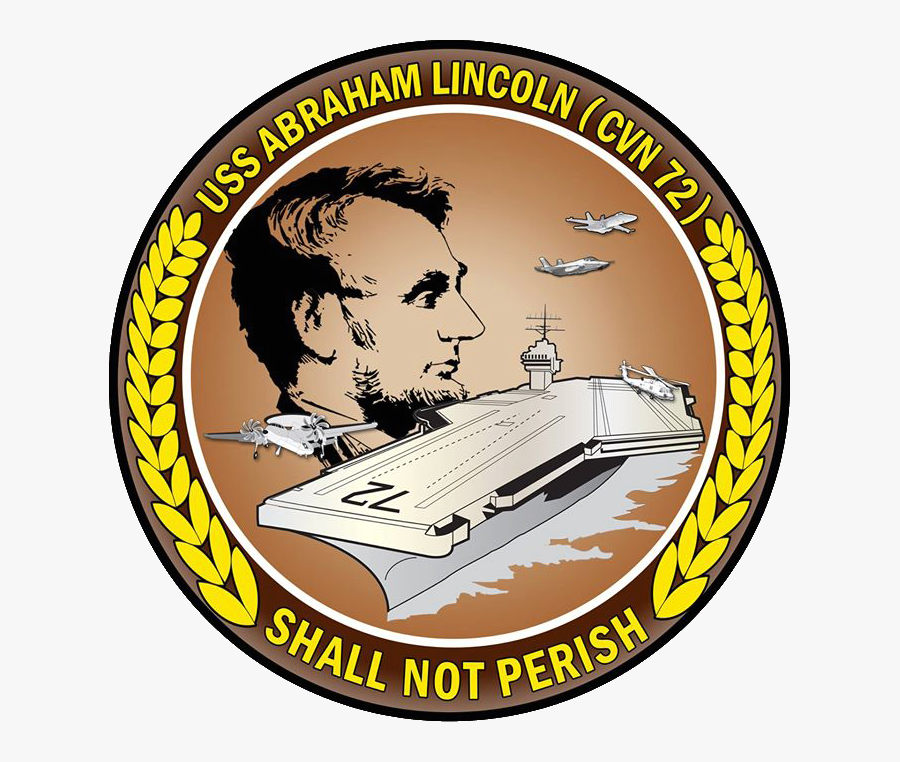 Cvn-72 Crest - Uss Abraham Lincoln Cvn 72 Logo, Transparent Clipart