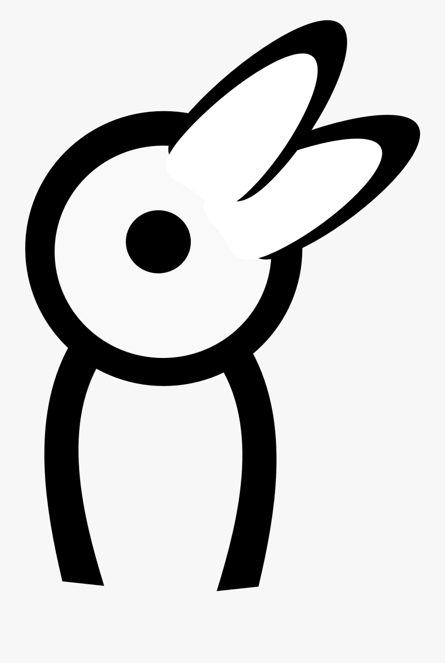 Free Duck Or Bunny - Bunny Duck, Transparent Clipart