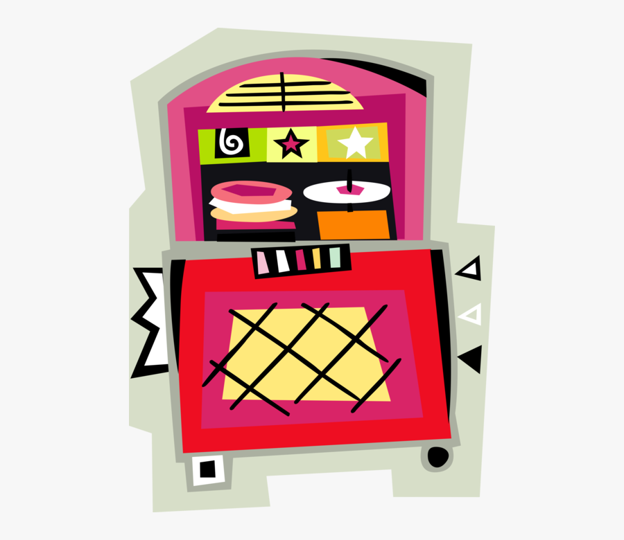 Jukebox Clipart Vector, Transparent Clipart
