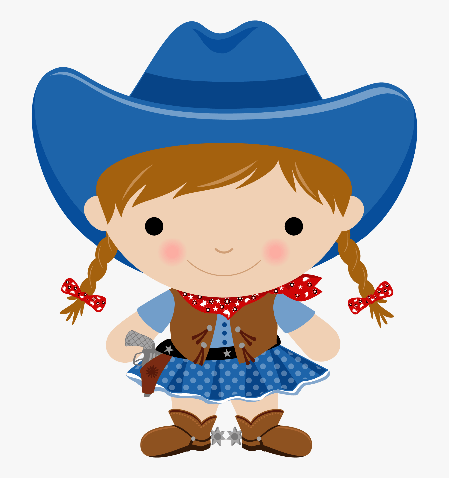Cowgirl Kid Clipart, Transparent Clipart