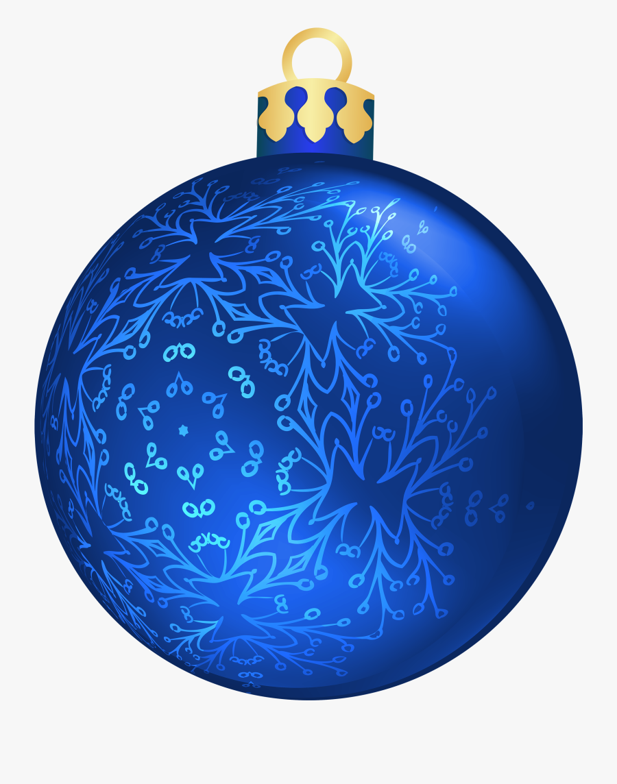 Blue Christmas Ball Png Clipart - Blue Christmas Ball Png, Transparent Clipart