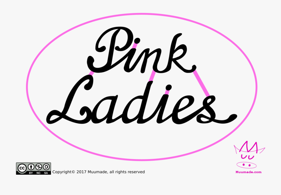 Pink Ladies Grease Logo Download Clipart , Png Download - Pink Ladies Grease Letters, Transparent Clipart
